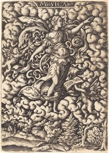 Música, siglo XVI de Virgilius, the elder Solis